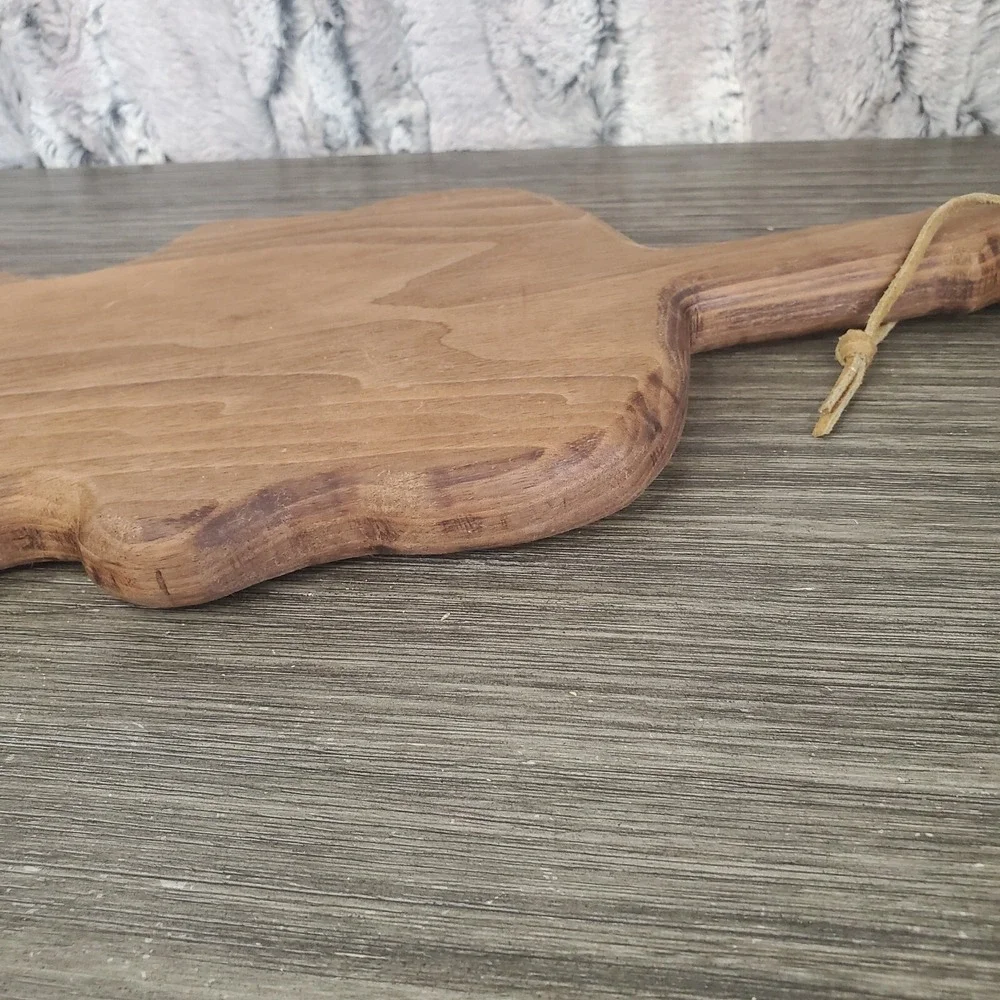 Vintage Charcuterie Violin Viola Cutting Board Wooden Musical Instrument Shape